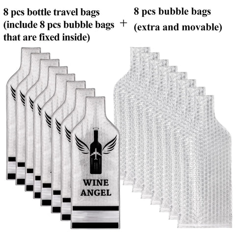 AOZITA PVC exterior shields bottles from impacts.