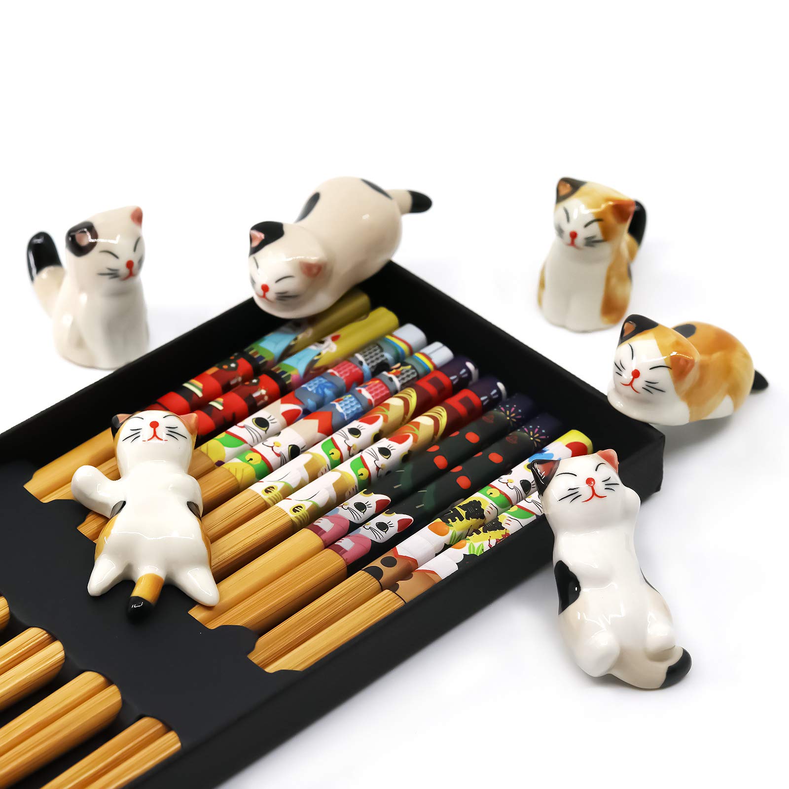 AP ARTSPER grooved chopstick tips improve control for noodles and sushi.