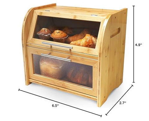 Apace Living Arise natural bamboo finish adds warm kitchen style