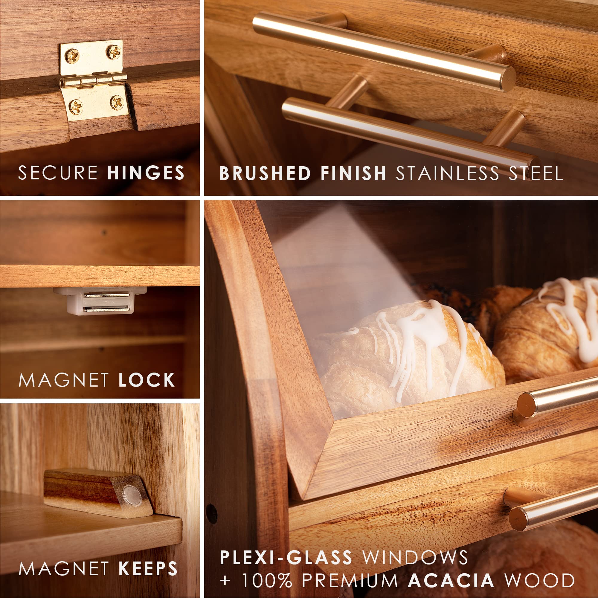 Apace Living Arise bamboo closeup emphasizes natural warmth and durable construction.