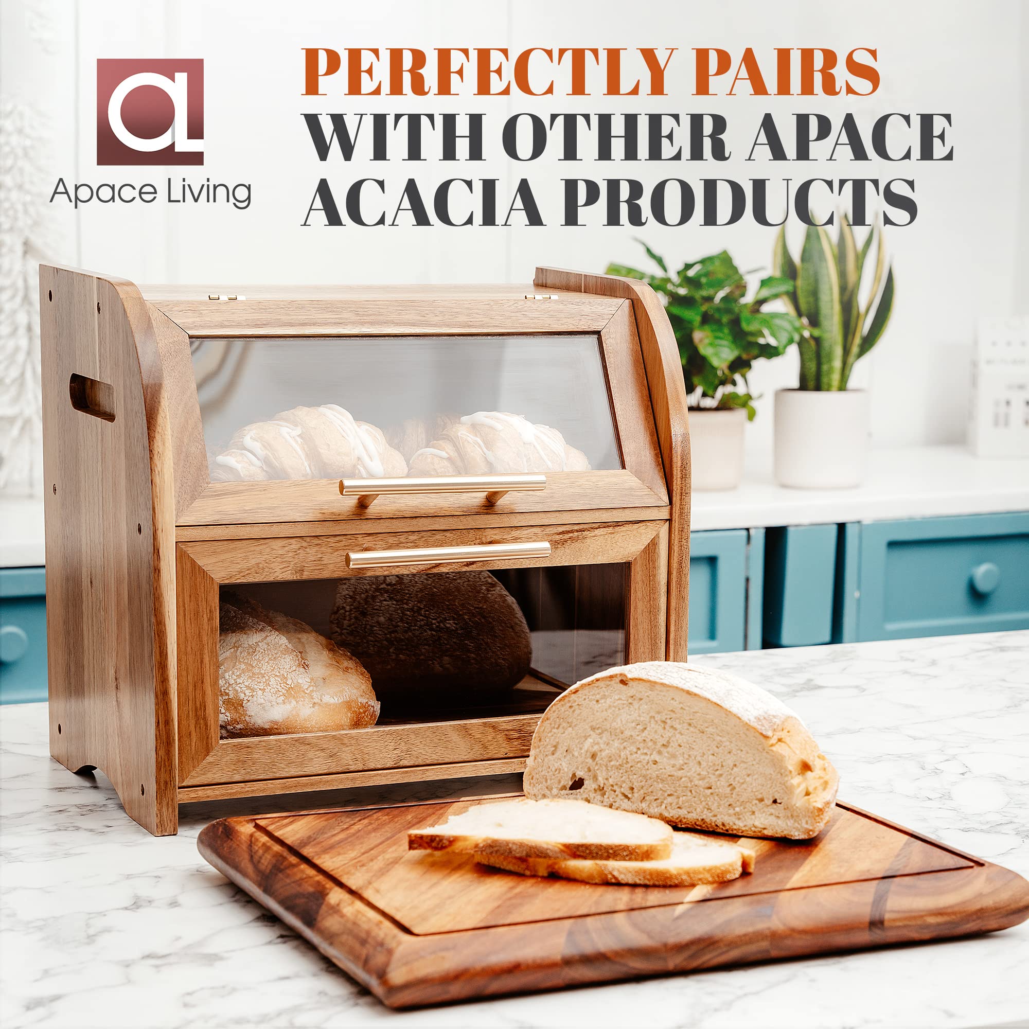 Apace Living Arise flat top with side handles enables easy relocation.