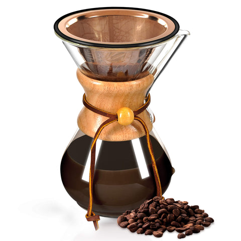 Apace Living fits-over rim design makes cleaning quick after brewing.