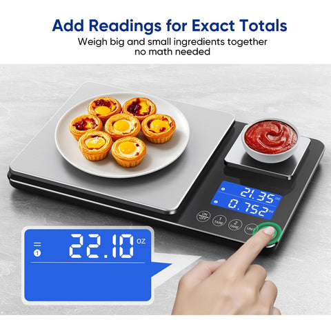ApeWeghr scale offers seven units for solids and liquids