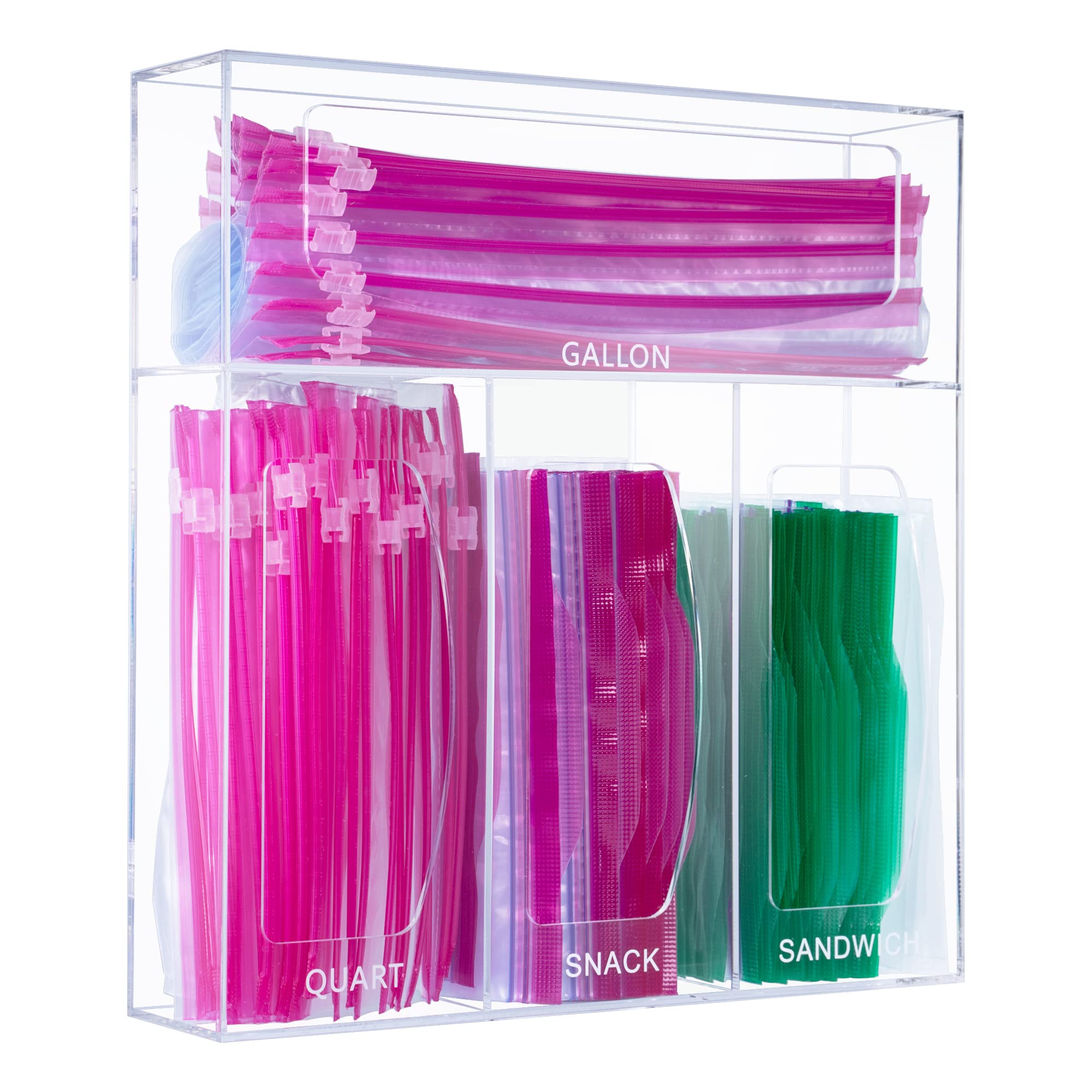 Aphbrada acrylic bag organizer drawer keeps bags neatly organized and accessible.