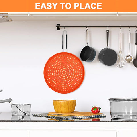 Apidgrowth dishwasher-safe grease splatter screen cleans easily after cooking.