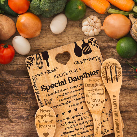 Apjielop birthday kitchen decor display shows a thoughtful daughter gift.