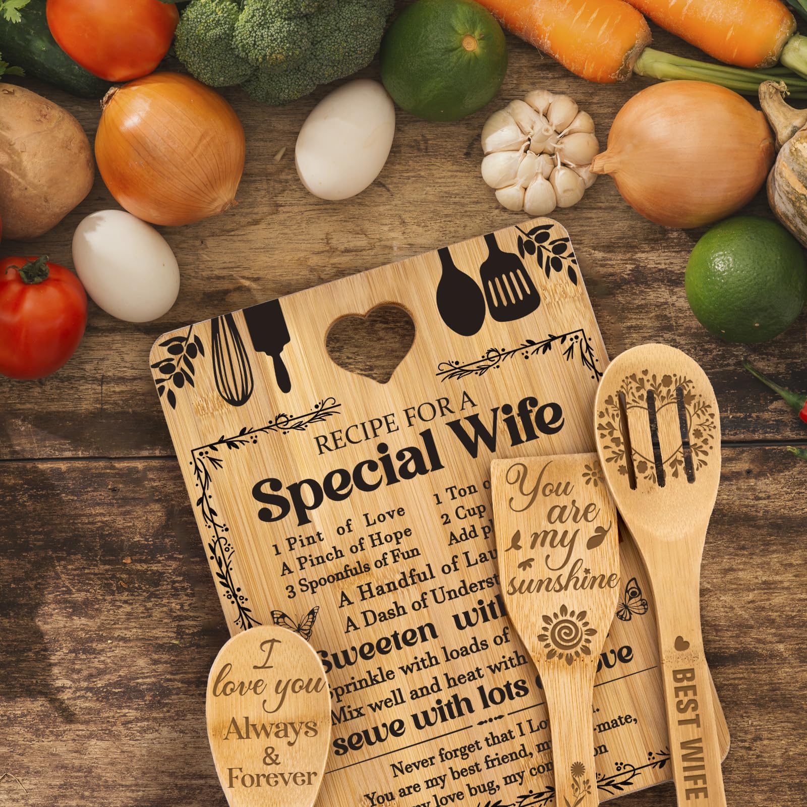 4-piece kitchen gift set ideal for wife birthdays or special occasions