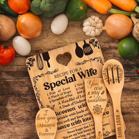 4-piece kitchen gift set ideal for wife birthdays or special occasions