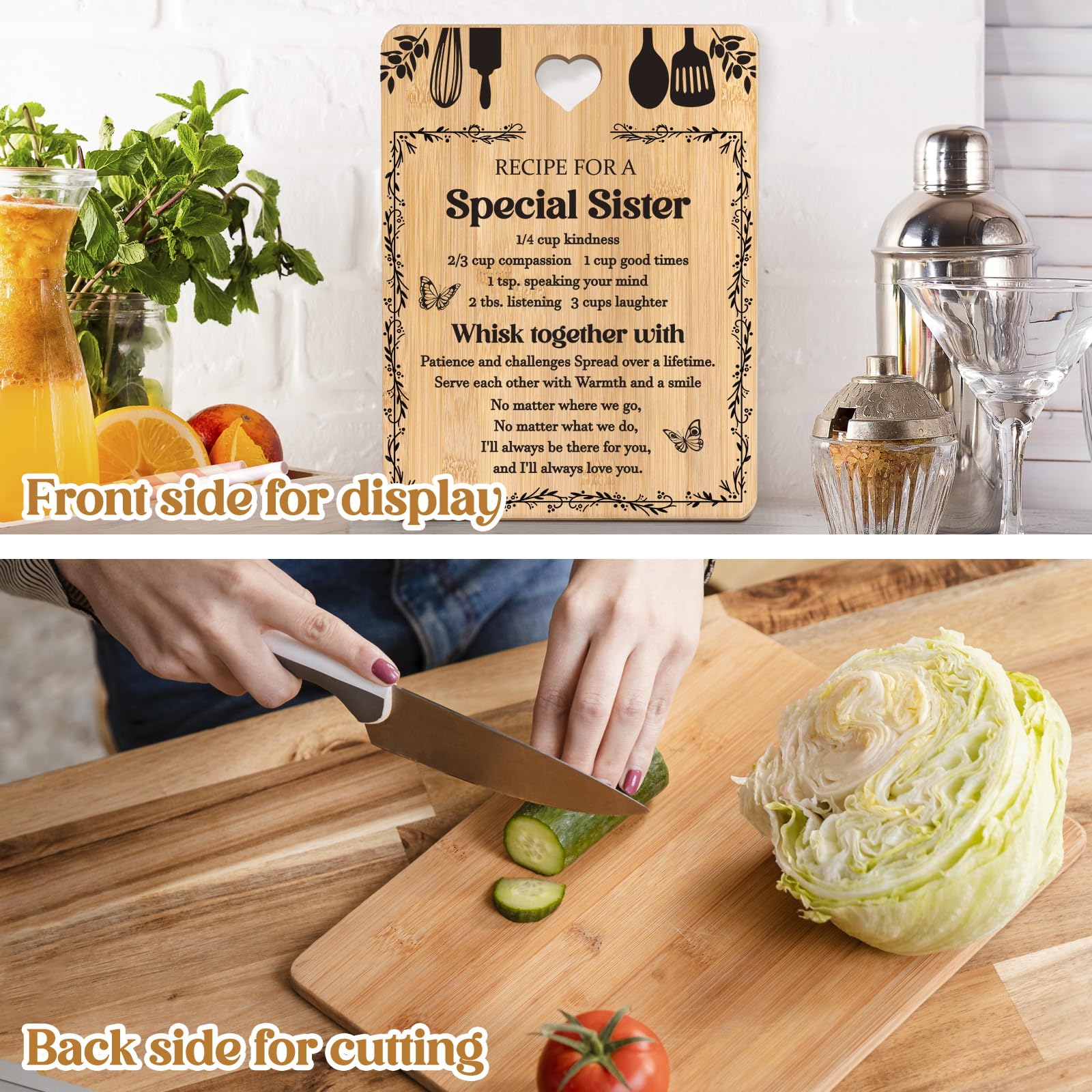 Apjielop printed decorative side for kitchen display and gifting