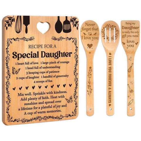 Apjielop cutting board with engraving offers a sturdy, lightweight prep surface.