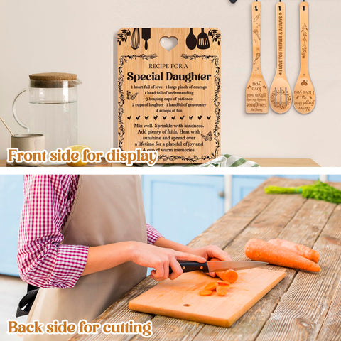 Apjielop spatula shows laser engraving and durable bamboo for everyday cooking.