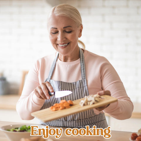 Apjielop versatile kitchen board for chopping vegetables, cheese, and bread