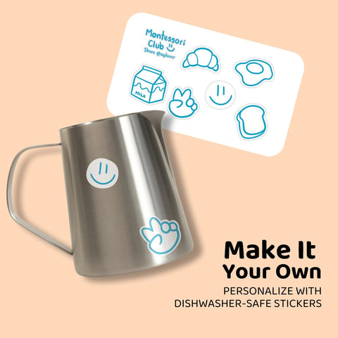 APLAINR pitcher personalization stickers displayed for customization.