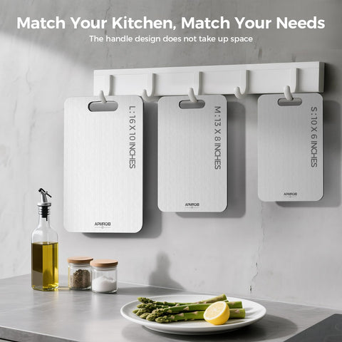 APMRQIB titanium cutting boards are BPA-free and non-toxic