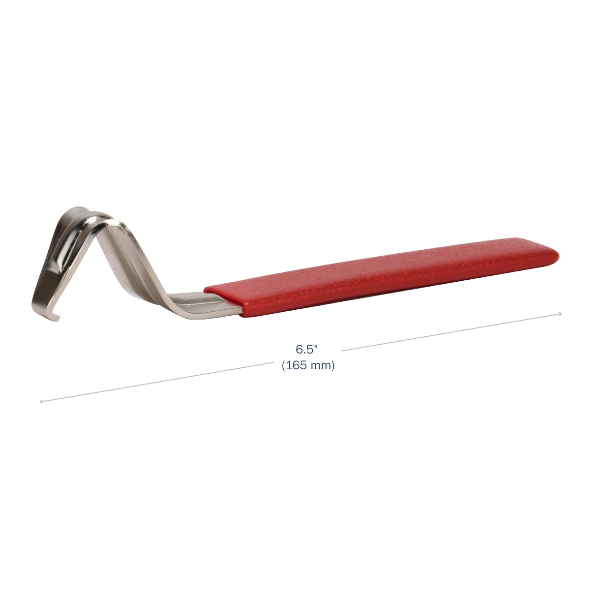 APOTHECARY PRODUCTS Ezy Dose Vial Cap Opener red side profile supports comfortable handling.