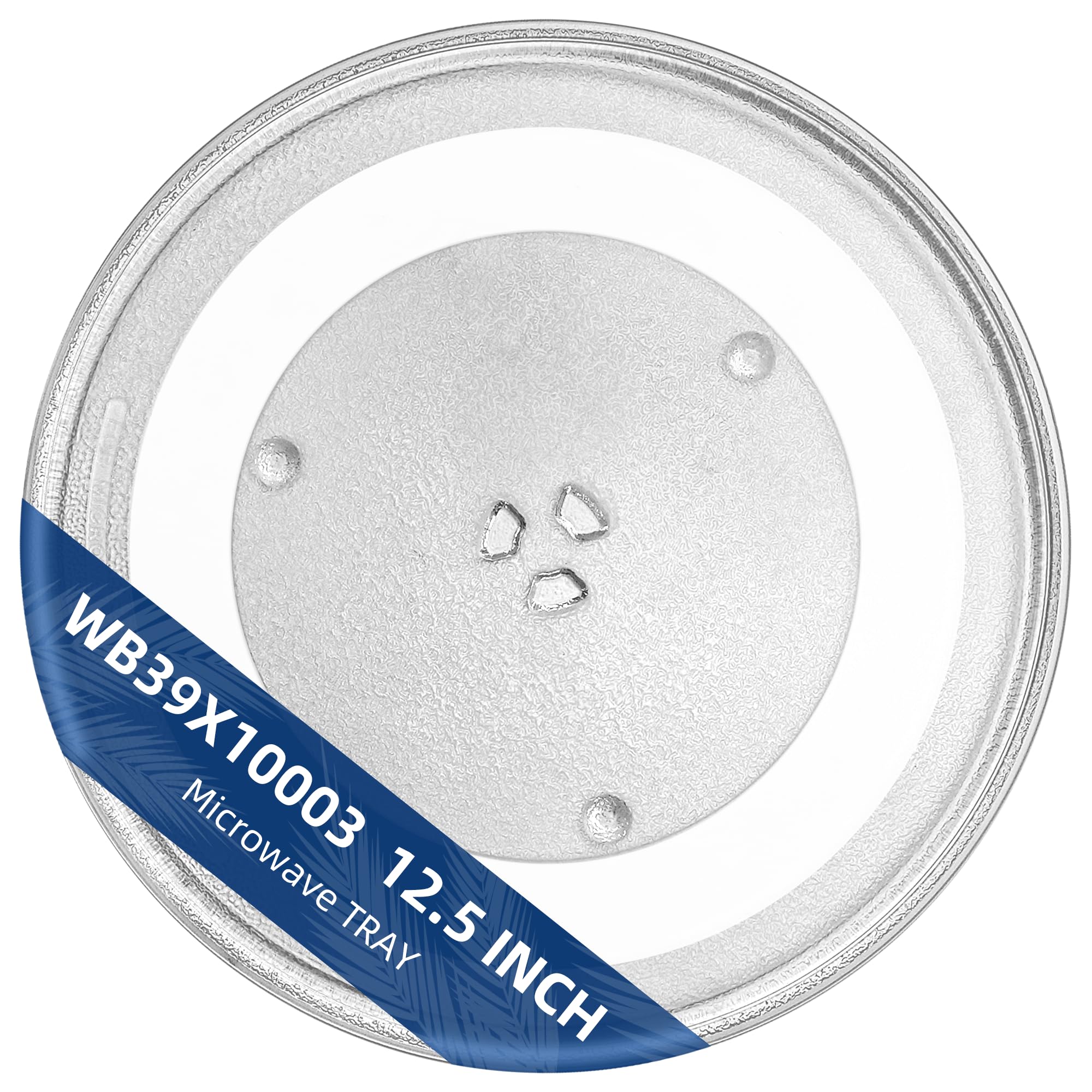 APPLIANCEMATES microwave glass plate, 12.5 inch diameter, for easy replacement.