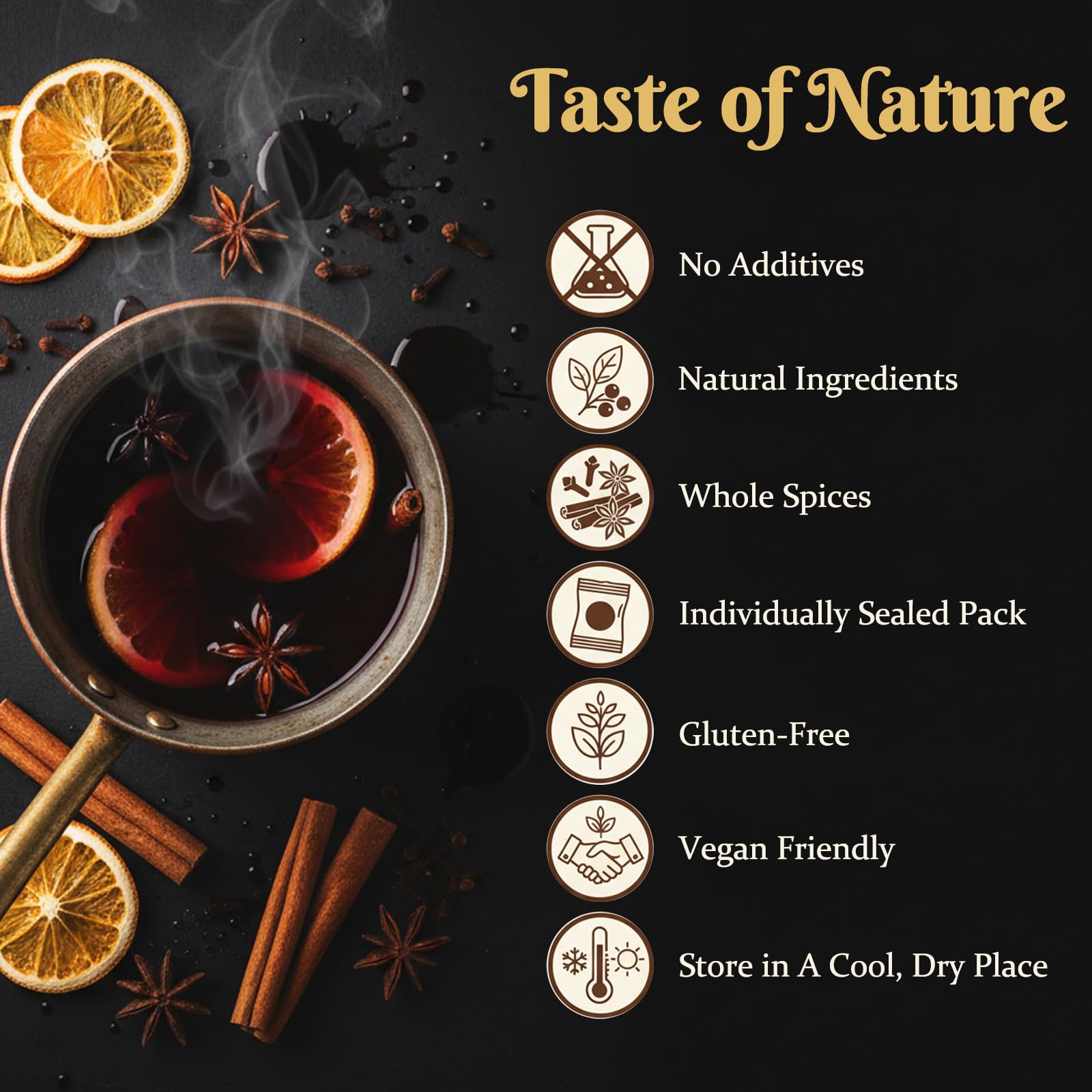 Apragaz cinnamon sticks deliver warm spice notes for cozy drinks.