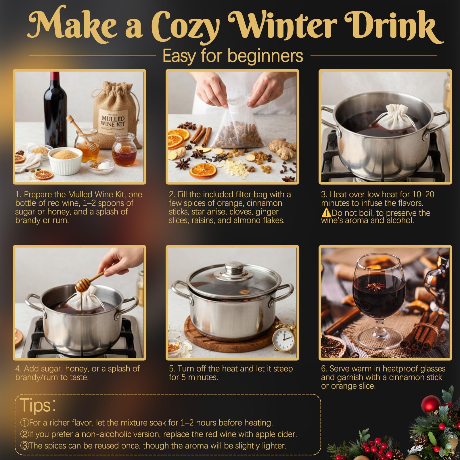 Apragaz star anise provides aromatic depth to hot drinks.