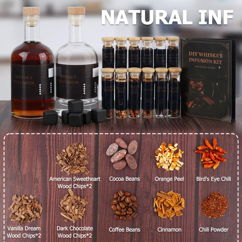 Apragaz whiskey kit instruction manual guiding quick, mess-free infusions.