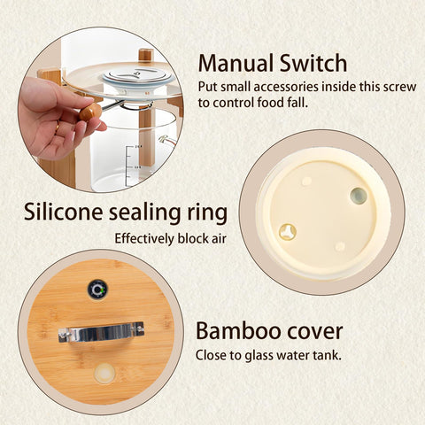 Aprilhp sealing lid with PP ring blocks moisture for longer freshness.