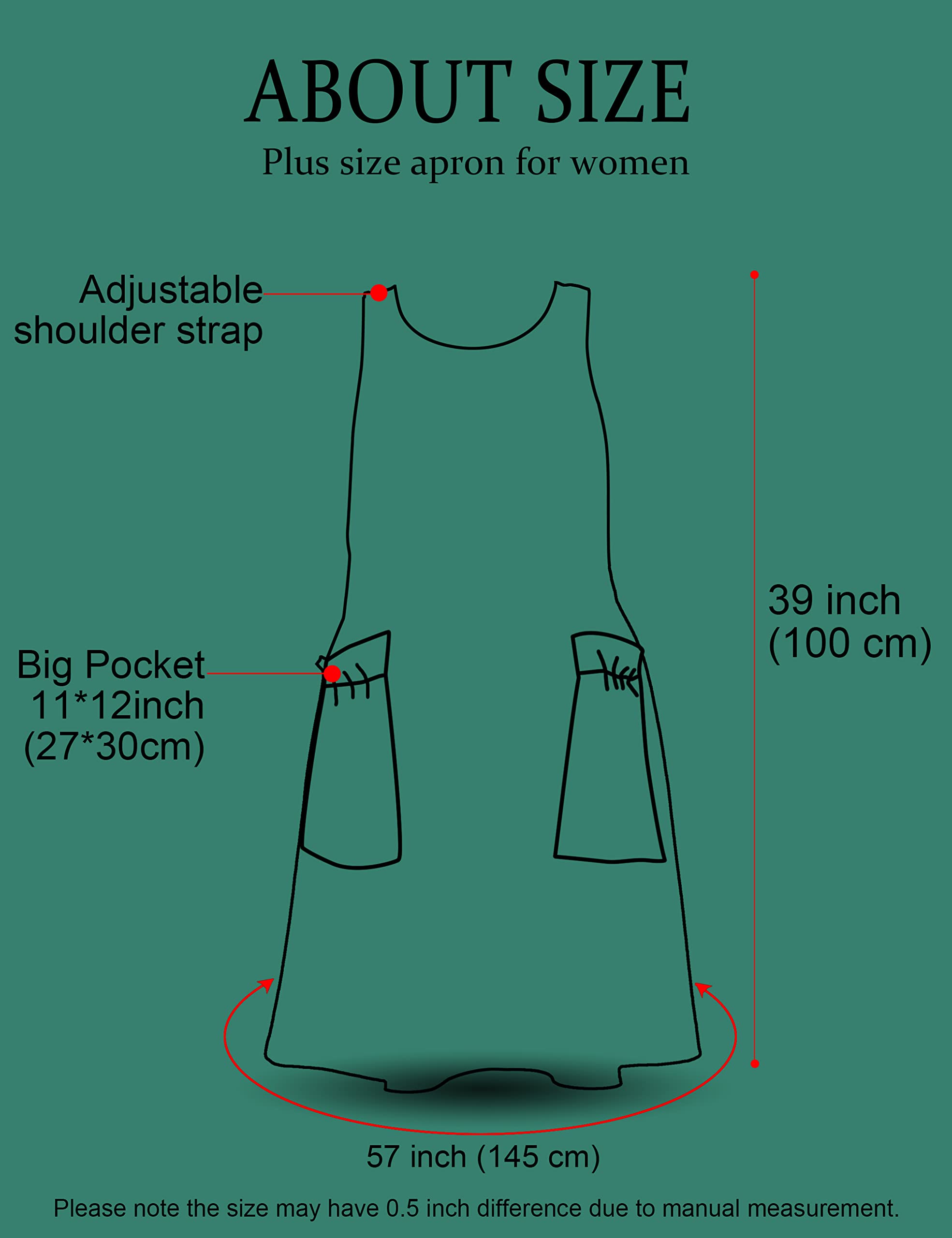 APRONNER no-tie cross-back design for quick dressing and comfort