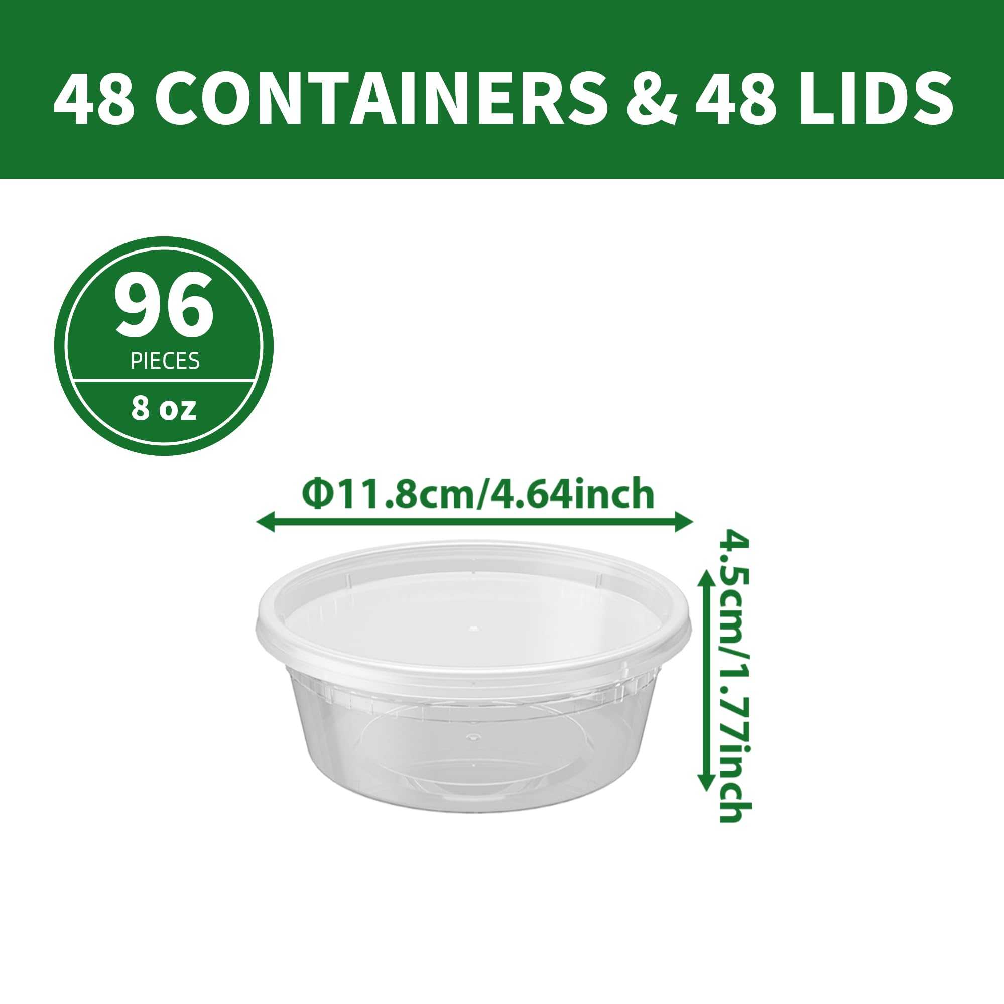 APSIC 8oz leakproof lid preserves freshness during transport