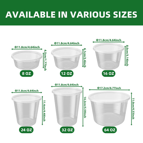 APSIC multi-capacity deli pack supports small and large portion needs.