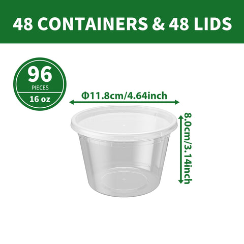 APSIC stackable deli containers save space on prep tables and shelves