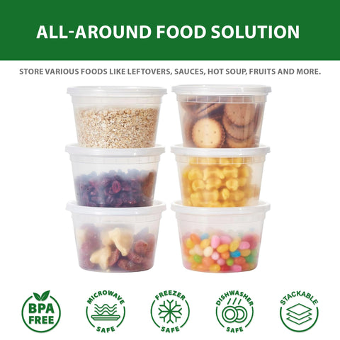 APSIC translucent deli container helps identify contents at a glance.