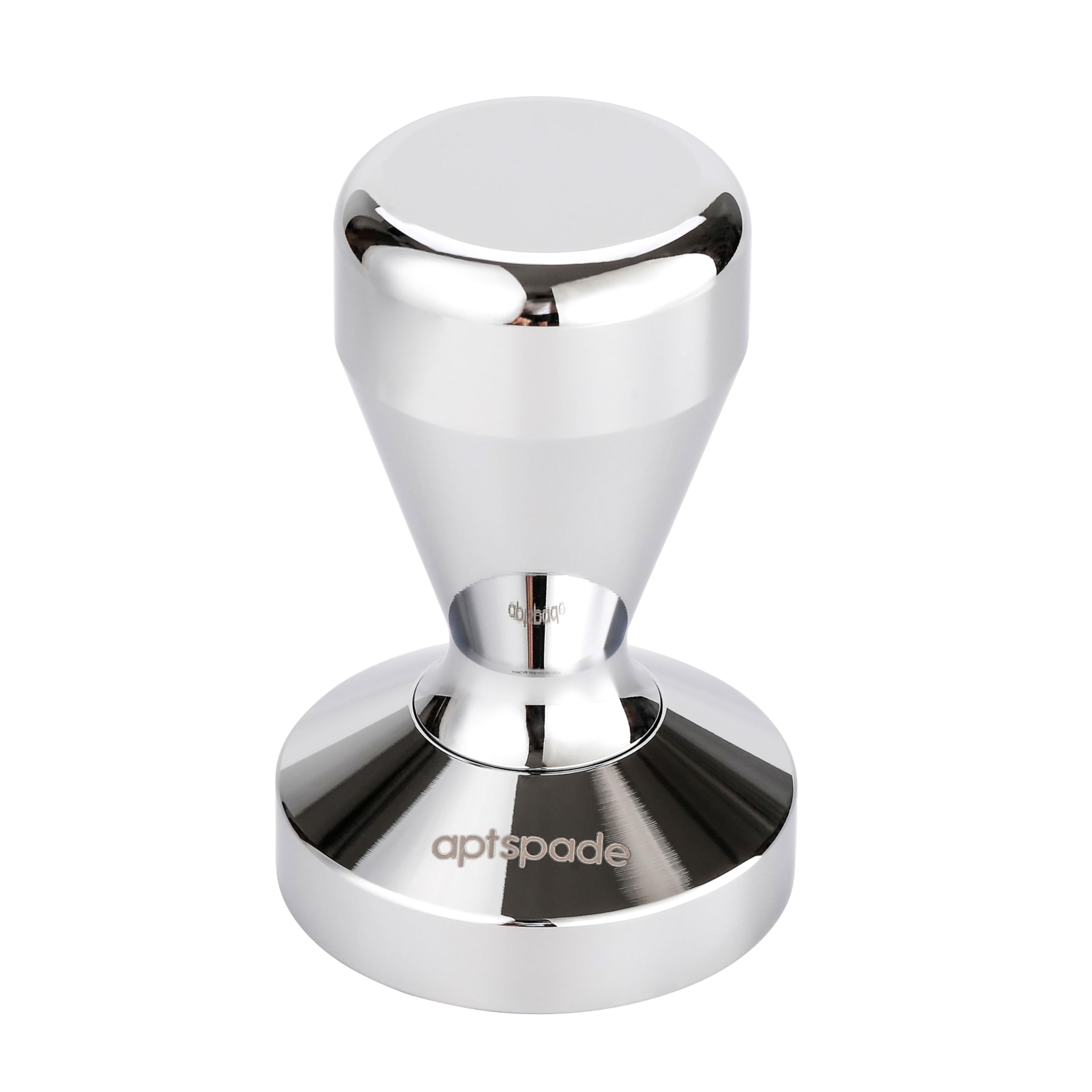 APTSPADE Coffee Tamper 51mm top view highlights even pressure for consistent espresso