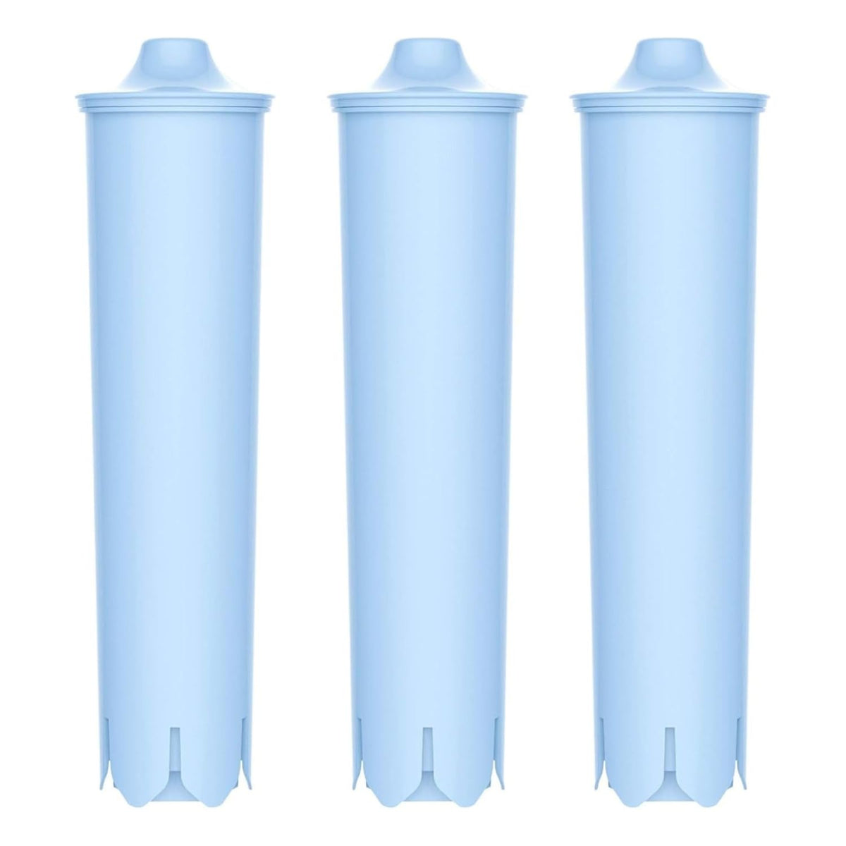 AQUA CREST coffee filter packaging compatible with Jura Clearyl blue for clearer water.