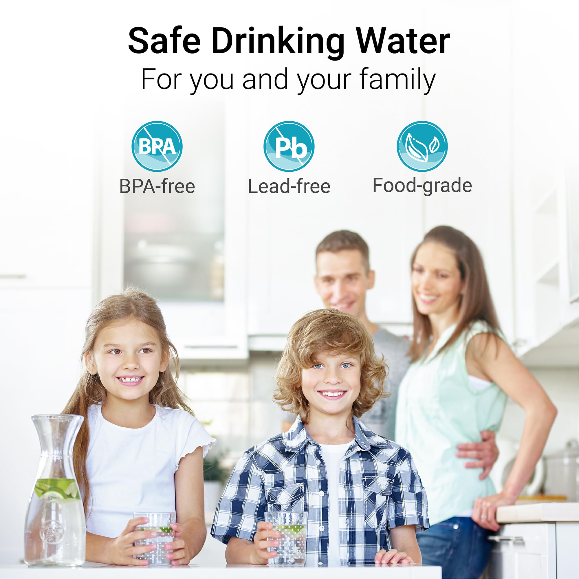 AQUA CREST eco-friendly choice helps reduce plastic bottle waste.