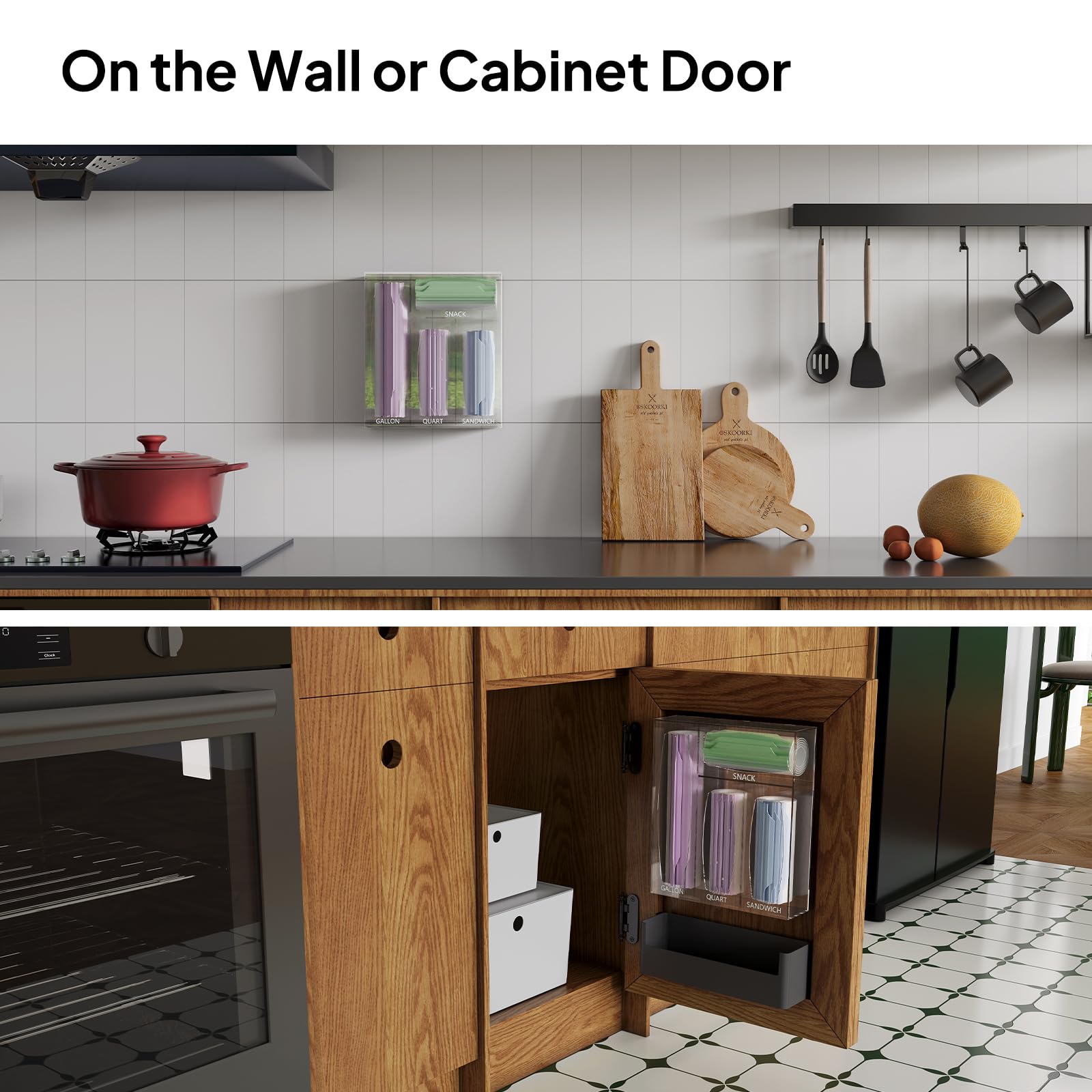 Aquiver cabinet-mount option offers flexible placement beyond drawers.