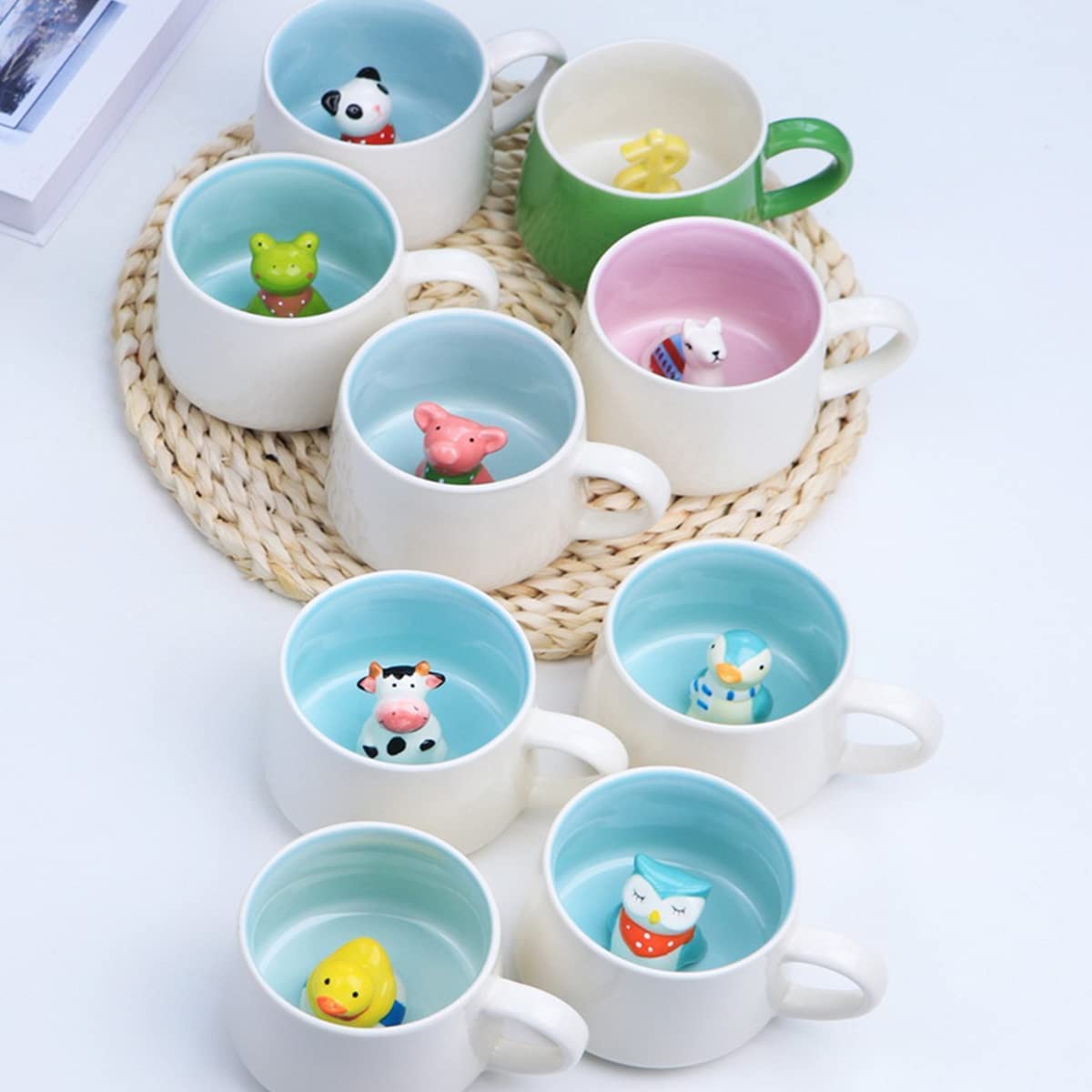 Arawat fun mug for coffee lovers with whimsical unicorn print.