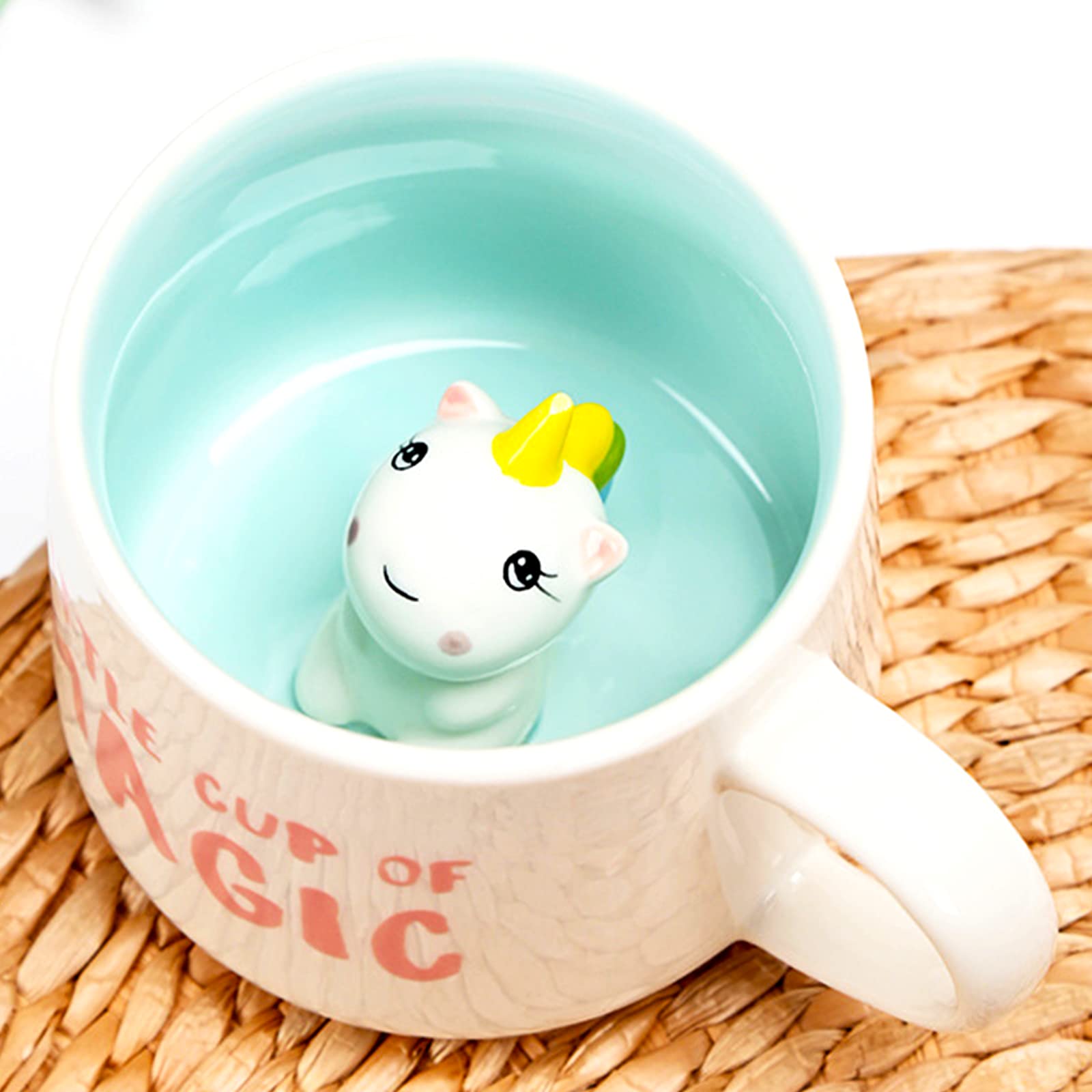 Arawat unicorn tea cup with saucer for relaxed tea breaks and gifting.