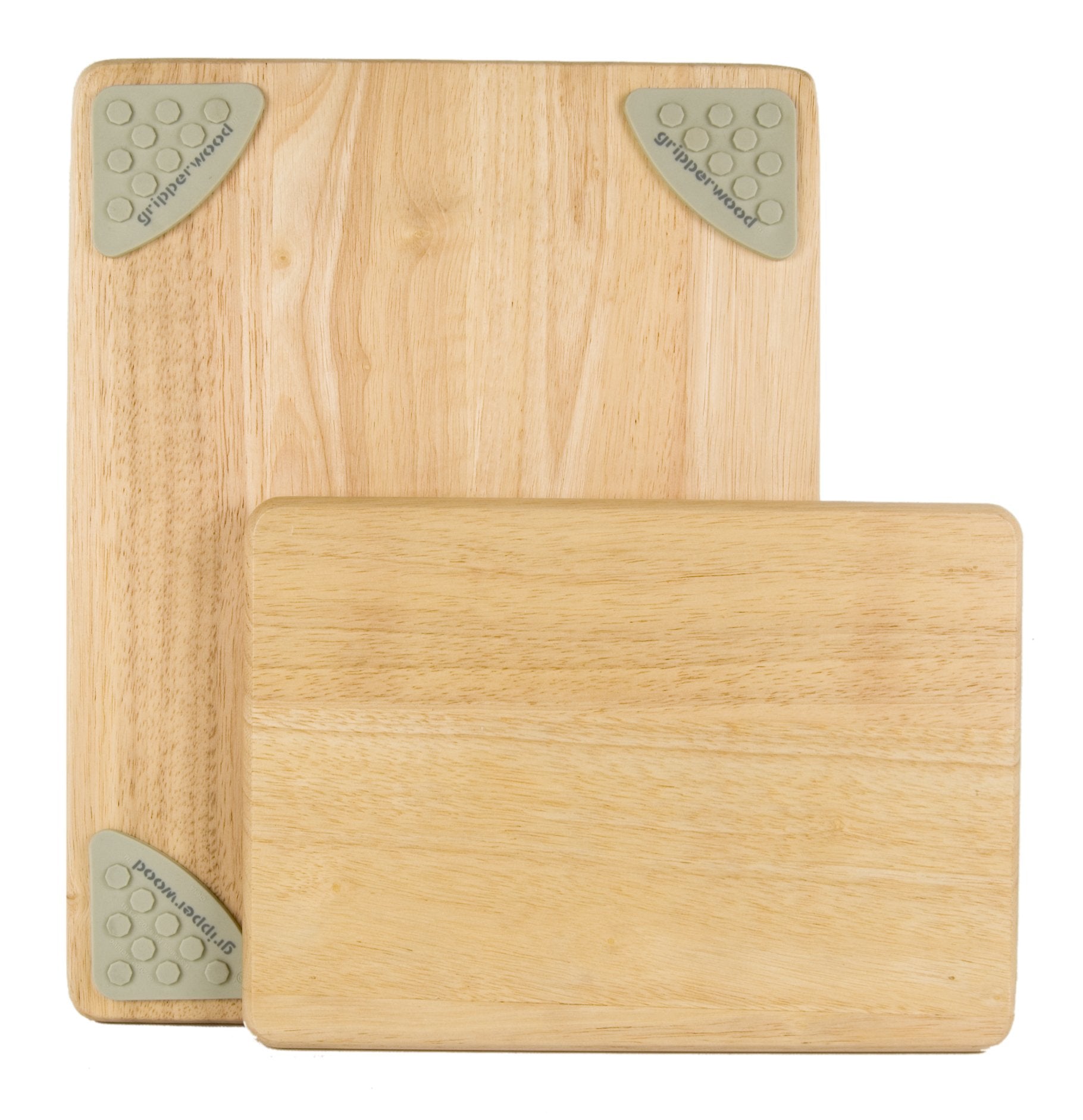 Architec Gripperwood cutting board set with non-slip feet for stable slicing