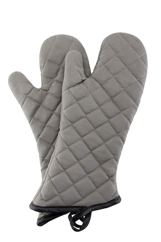 ARCLIBER oven mitts in 16-inch length protecting forearms during cooking.