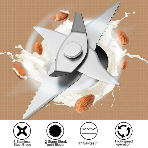 Arcmira accessories include nut milk bag and brush for easy preparation