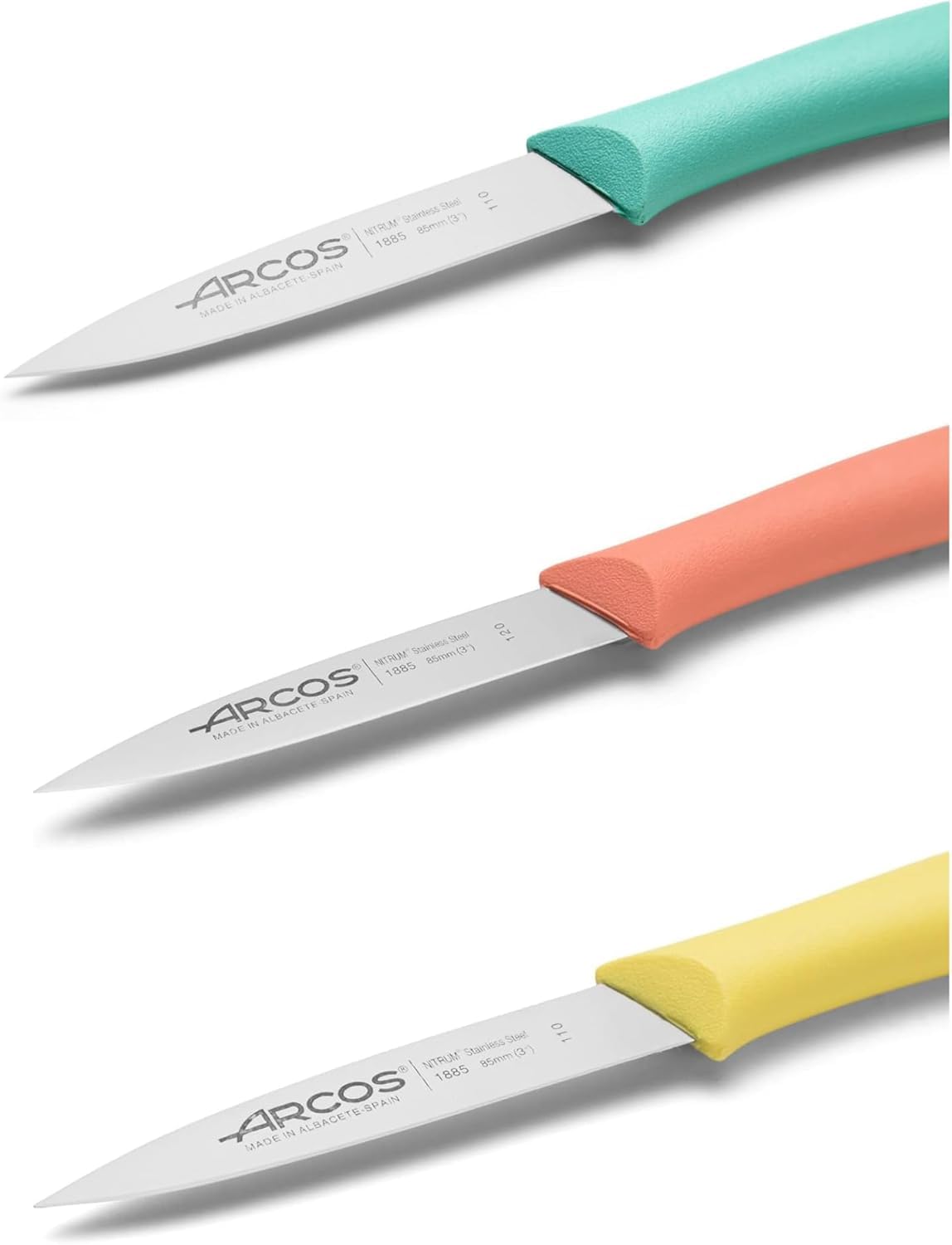 Arcos Nova paring knife blue handle for delicate tasks