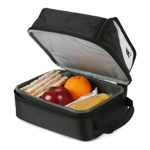 Arctic Zone Expandable HardBody Lunch Box padded handle for comfortable carrying.