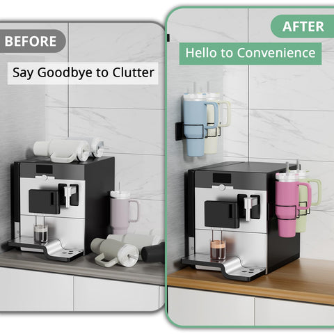 Arctiiro side-mount design frees counter space while keeping essentials ready.
