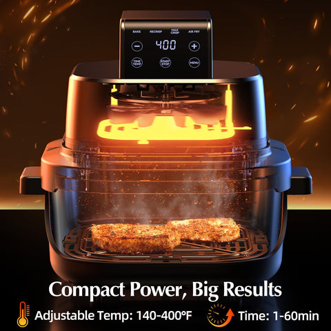 Arecovas 4.2qt container demonstrates spacious cooking for meals