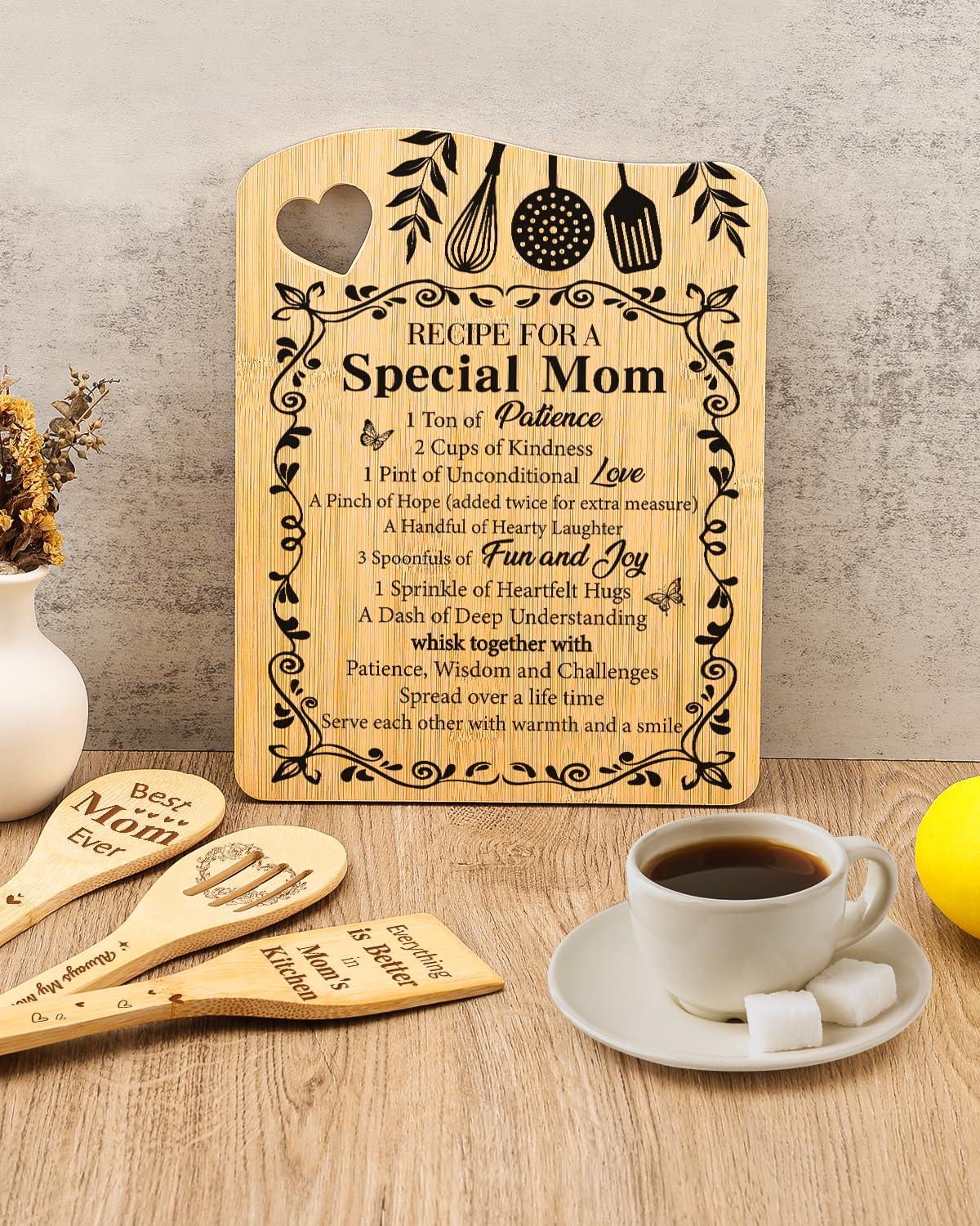 Aremdys Mother's Day bamboo gift set image emphasizing gift-ready packaging.