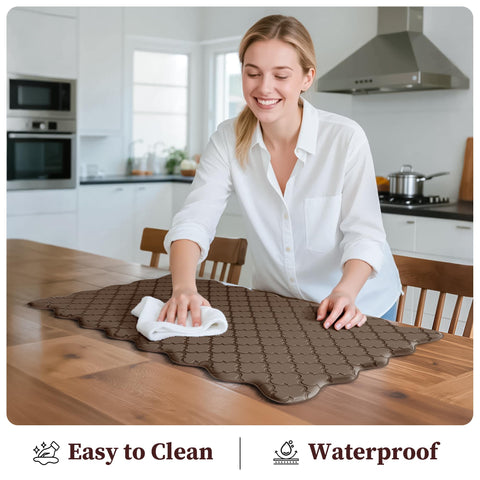 Arenarug kitchen mat by the sink supports comfortable dishwashing time.