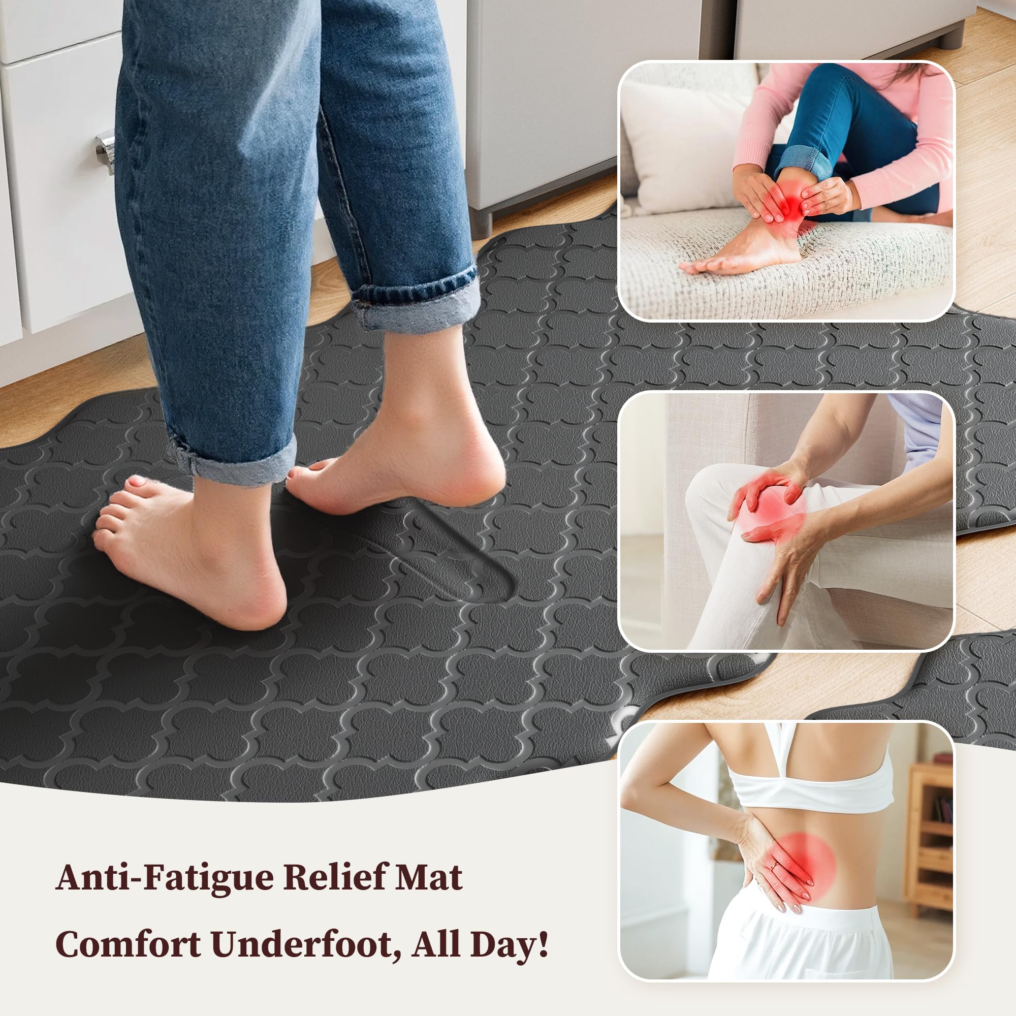 Arenarug non-slip backing prevents sliding on floors