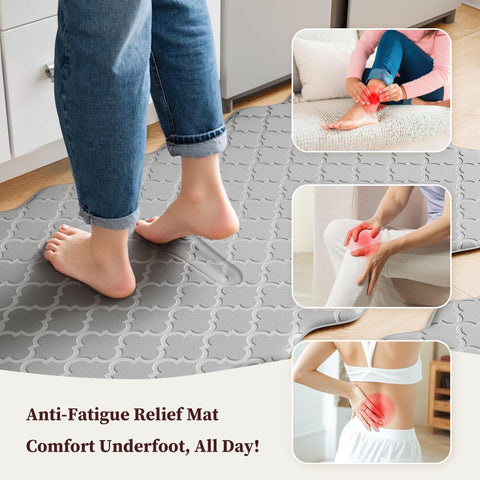 Arenarug non-slip backing keeps mats in place on tile or wood floors.
