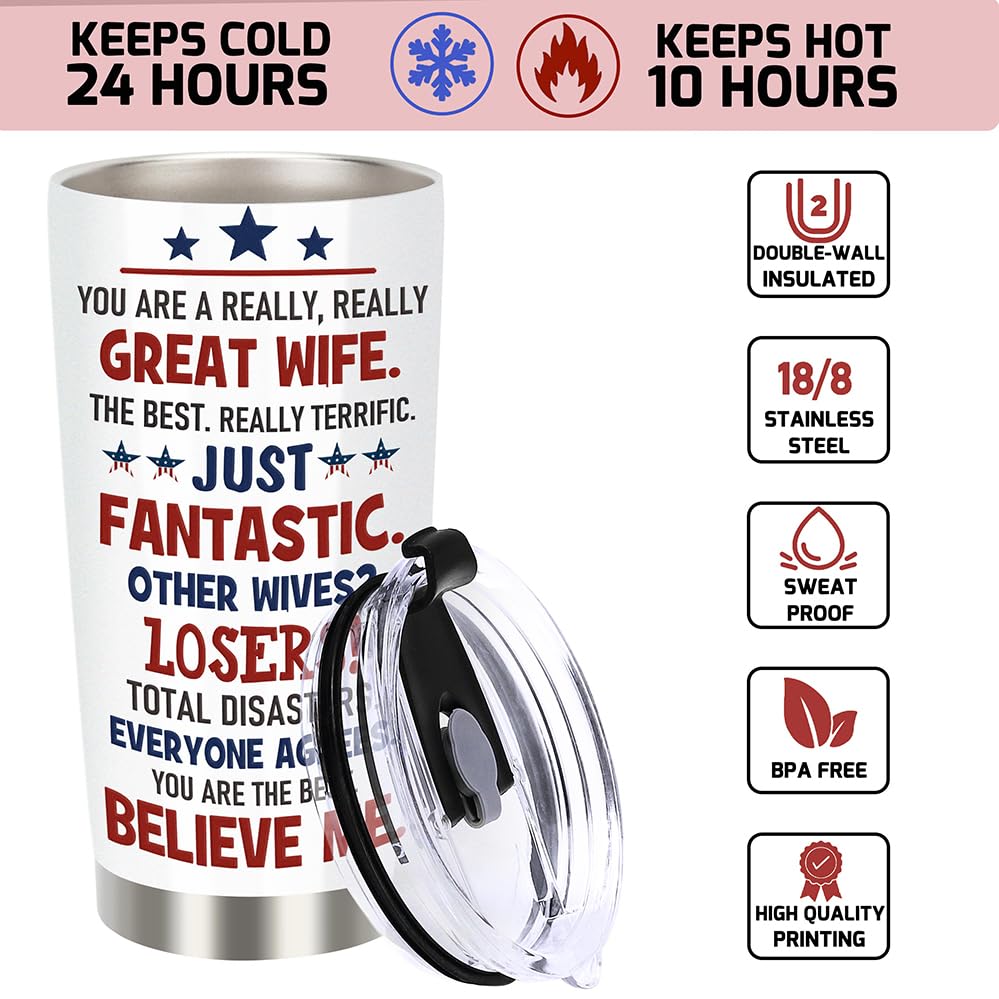 AREOK double-wall stainless-steel-20oz-tumbler maintains temperature during commutes.