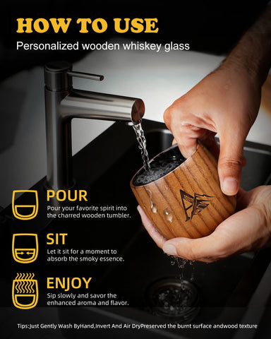 Argefkeen hand-wash-only glass preserves finish with gentle care.