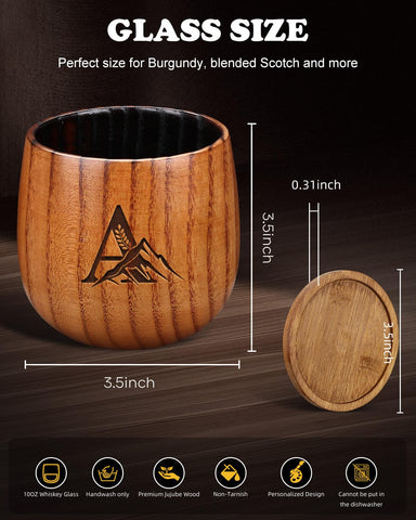 Argefkeen personalized initial glass makes a memorable, customized gift.