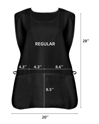 Argstar waterproof cobbler apron back coverage, protecting clothes during messy work.